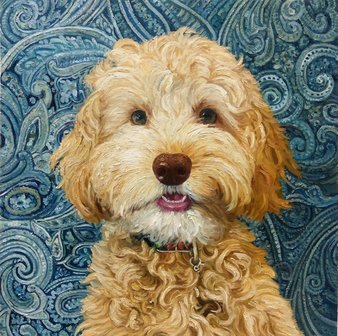 Van Dogh, your dog painted in Van Gogh style