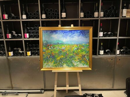The Green Vineyard Van Gogh reproduction in oil on canvas