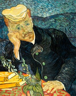 Portrait of Doctor Gachet Van Gogh reproduction