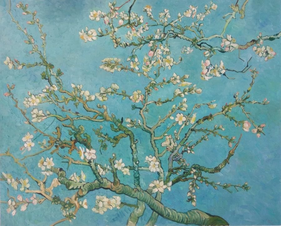 Blossoming Almond Tree Van Gogh oil paintig reproduction