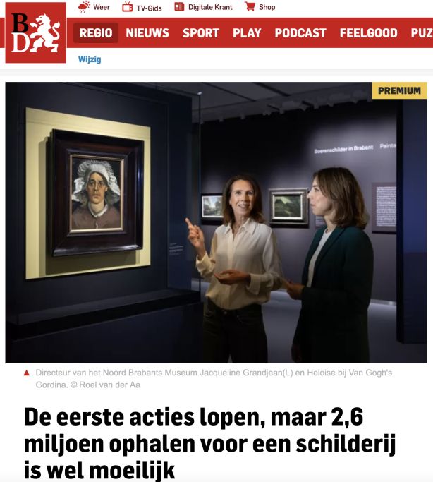 Noordbrabants Museum raising money to buy a Van Gogh