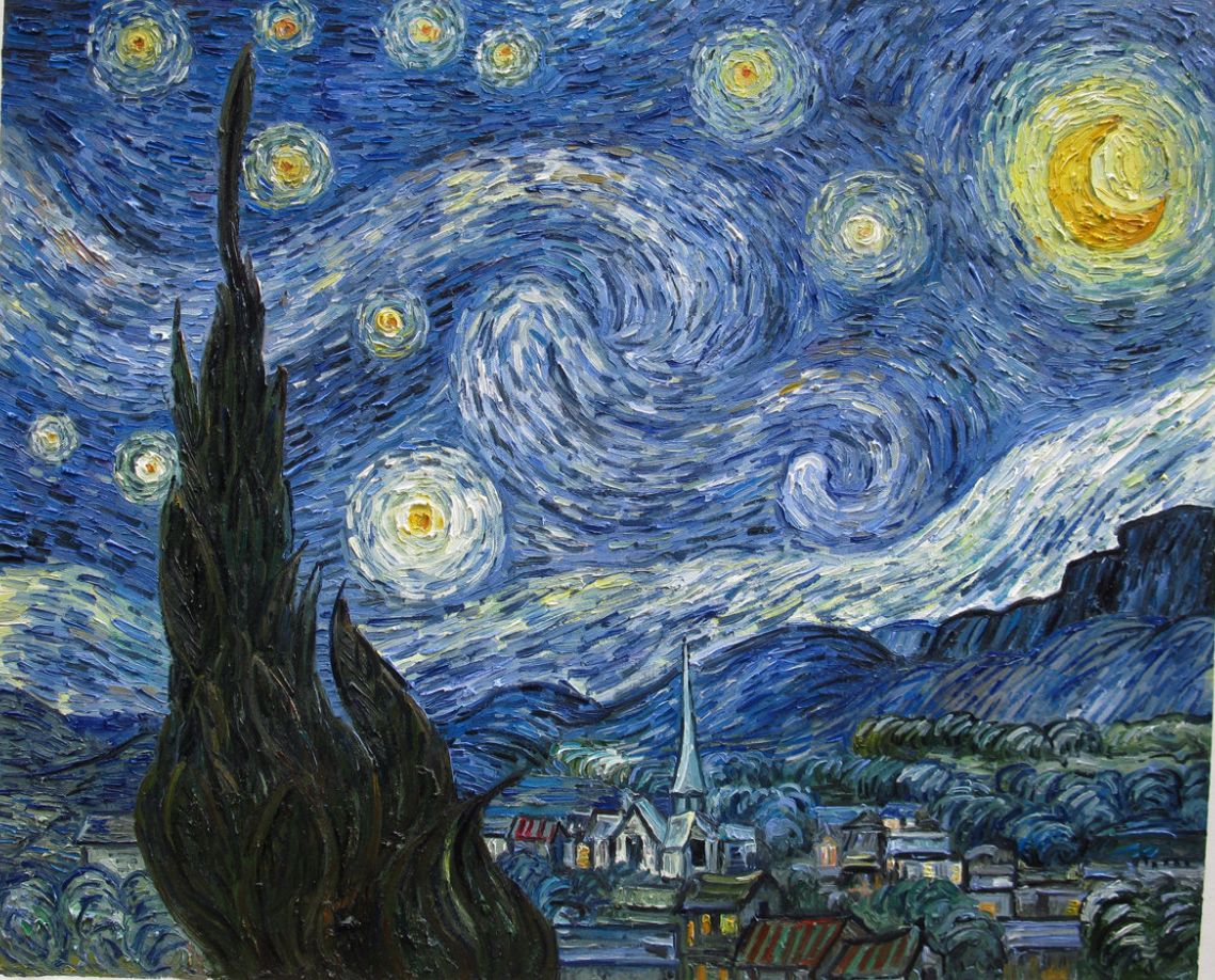 Sterrennacht Van Gogh reproductie