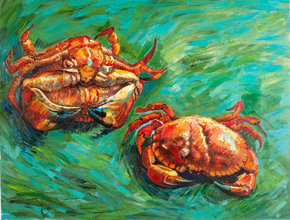 Two Crabs Van Gogh reproduction | Studio