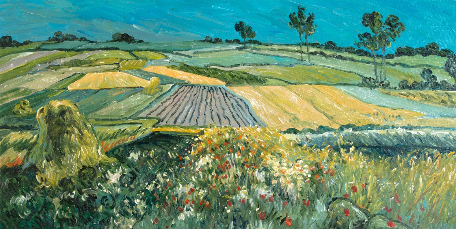 Wheat Fields Near Auvers Van Gogh Reproduction Van Gogh Studio