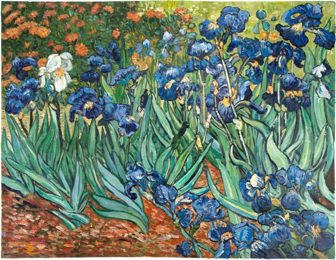 Irises Van Gogh reproduction, hand-painted | Van Gogh Studio