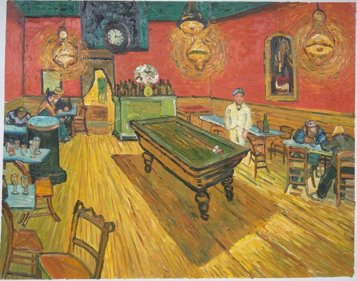 The Night Café in the Place Lamartine Oil Painting Reproduction