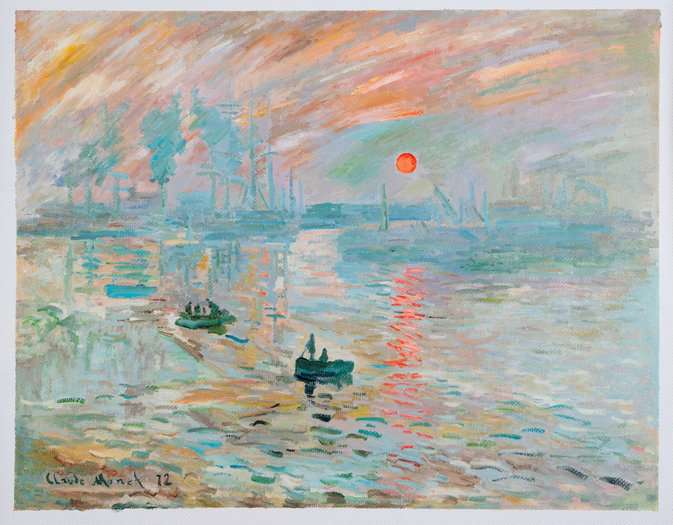 Impression, Sunrise Monet reproduction | Van Gogh Studio