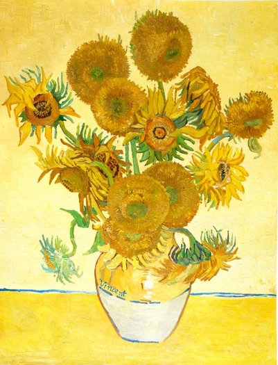 Still Life: Vase with Fifteen Sunflowers | Van Gogh Studio