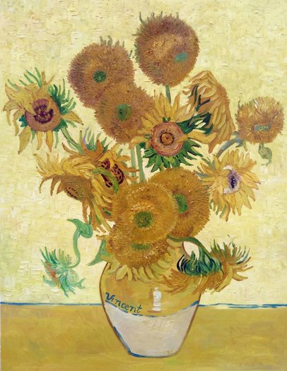 Still Life: Vase with Fifteen Sunflowers | Van Gogh Studio