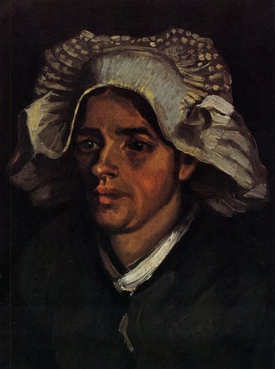 Head of a Peasant Woman with White Cap | Van Gogh Studio