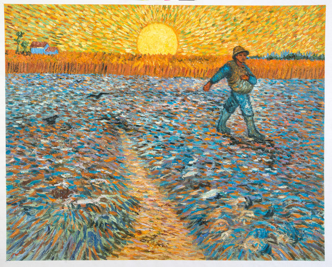 The Sower Van Gogh reproduction, hand-painted | Van Gogh Studio