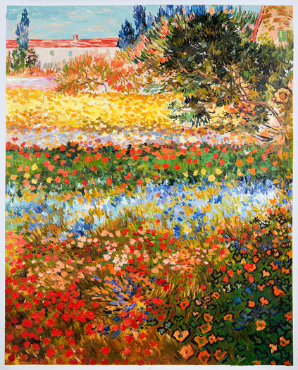 Flowering Garden Van Gogh reproduction | Van Gogh Studio