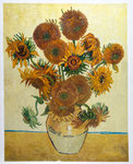 Vase with fifteen Sunflowers reproduction | Van Gogh Studio