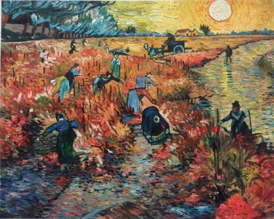 Van Gogh paintings at Pushkin Museum - Moscow